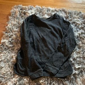H&M charcoal sweat shirt lightweight XS